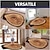 abordables Portes-paillasson tapis de sol antidérapant anneau d&#039;arbre tronc 3D rondin de bois imprimé tapis de bain tapis asorbant l&#039;eau pour intérieur extérieur patio chambre cuisine bureau