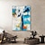 cheap Still Life Paintings-Large hand painted 3D Golden Blue Canvas Oil Painting handmade Abstract painting handmade Wall Art Painting Light Luxury mordern oil painting for Living Room bedroom painting wall Decoration