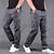 preiswerte Cargohosen-Herren Cargohose Cargohosen Taktische Hose Hose Hosen Wanderhose Knopf Elastische Taille Multi Pocket Glatt Schnelltrocknend tragbar Outdoor Täglich Campen und Wandern Modisch Klassisch Schwarz