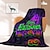 economico Camera di Halloween-coperta con decorazione di Halloween a forma di zucca di Jack O&#039; Lantern - pile morbido e accogliente con motivo a zucca festivo - perfetto per decorazioni di Halloween e per tenersi al caldo