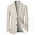 ieftine Sacouri clasice pentru bărbați-Bărbați Absolvire Blazer Afaceri Petrecere cu cocktail Petrecere Nuntă Modă Casual Primăvara &amp; toamnă Poliester Culoare solidă Buzunar Nasturi Comfortabil Cu Un Nasture Blazer Cafea Albastru Deschis