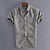 economico Vacanza-Per uomo Camicia camicia di lino Camicia estiva Abbigliamento mare Camicia con bottoni Liscio Da mare Curise Nero Bianco Blu Verde Manica corta Colletto Estate Primavera Abbigliamento