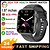 economico Braccialetti intelligenti-696 MT500 Orologio intelligente 1.97 pollice Intelligente Bracciale Bluetooth ECG + PPG Monitoraggio della temperatura Pedometro Compatibile con Android iOS Da uomo Chiamate in vivavoce Promemoria di