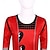 cheap Movie &amp; TV Theme Costumes-Descendants The Rise of Red Kids Red Queen of Hearts Costume Jumpsuit Girls&#039; Movie Cosplay Cosplay Costume Children&#039;s Day New Year Masquerade Performance