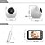 economico Baby monitor-Baby Monitor 1 mp Pixel effettivi IR telecamera 330 ° Angolo di campo 5 m Portata luce notturna