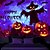 billige halloween veggtepper-halloween dekorasjoner blacklight billedvev uv reaktiv glød i mørket glød fest hodeskaller psykedelisk trippy tåkete hengende billedvev veggkunst veggmaleri for stue soverom gresskar