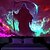 cheap Halloween Wall Tapestries-Halloween Decorations Blacklight Tapestry UV Reactive Glow in the Dark Glow Party Haunted House Psychedelic Trippy Misty Hanging Tapestry Wall Art Mural for Living Room Bedroom Witch Pumpkin
