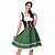 economico Dirndl-Dirndl da Donna Oktoberfest Birra Trachtenkleider Fanciulla Bavarese Tedesca Wiesn Stile Tradizionale Vestito di Stoffa per Oktoberfest