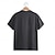 abordables Camiseta informal tipo henley-Hombre Henley Shirt Camiseta superior Mangas cortas Plano Moda Design Básico Escote en V Escote en Pico Vacaciones Calle Noche Verano Bleu Ciel Negro Blanco Camiseta Henley