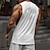 preiswerte Lauf-T-Shirts &amp; Tanktops-Herren Fitness Tank Top Tank Top Running Sport Top Tank Top Sport Ärmellos Weste / Fahrradweste Casual Athlässigkeit Baumwolle Atmungsaktiv Schnelltrocknend Weich Fitnesstraining Laufen Gehen