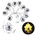 billige Halloween indendørs-1,5m 10led halloween lanterne snor spøgelse festival scene atmosfære dekoration lanterne snor edderkoppespind flagermus græskar død gud festival dekorative lanterner 1 stk