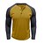 baratos Camiseta Henley Casual-Homens Camiseta Botão Camiseta Camisa Henley Camisetas Manga Longa Henley Primavera &amp; Outono Bloco de cor Moda Designer Básico Patchwork Férias Rua Para Noite Vermelho Escuro Cinza Escuro Verde Tropa