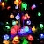 billige Halloween indendørs-solcellelys til udendørs 12m 100led krystal globelys med 8 modes solcellelys udendørs vandtæt til havetræ gårdhavefest juledekoration