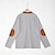 billiga Casual Henley T-shirt-Herr T-shirt Henleytröja Våffelstickad t-shirt T-tröja Långärmad tröja Färgblock Hög krage Gata Semester Långärmad Lappverk Kläder Mode Designer Grundläggande
