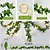 cheap Battery String Lights-5m 50LEDs Copper Wire Leaf String Light with Remote Control Battery Box String Light for Garden Party  Birthday Holiday 8 Modes Lighting Home Decoration