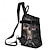 billige Herretasker-crossbody-slyngetaske med gotisk kranieprint til mænd - skuldertaske i mørk punk-stil med justerbar rem
