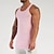 preiswerte Lauf-T-Shirts &amp; Tanktops-Herren Fitness Tank Top Tank Top Running Sport Top Tank Top Sport Ärmellos Weste / Fahrradweste Casual Athlässigkeit Baumwolle Atmungsaktiv Schnelltrocknend Weich Fitnesstraining Laufen Gehen