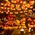 billiga Halloween Utomhus-tacksägelse lönnlöv ljusslingor 10/20/40 led kranslampor batteri / usb-driven halloween jul bröllopsfest semester trädgård balkong dekoration