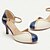 ieftine anii 1950-Pentru femei Tocuri Pantofi pumps Sandale Mary Jane Mărime Plus Size Petrecere În aer liber Ziua Îndrăgostiților Bloc Culoare Funde Toc Stilat Vârf rotund Elegant Epocă Modă Plimbare Piele de