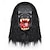 economico Maschera di Halloween &amp; Accessori-Maschera da scimmia Cesare per Halloween per adulti, maschera in lattice per costumi spaventosi realistici, copricapo in lattice da gorilla per feste di Halloween, cosplay o scherzi.