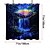 abordables Rideaux de Douche-Rideau de douche avec crochets 180cm*180cm(70&quot;*70&quot;) en polyester lavable et imperméable motif de chute d&#039;eau en forêt pour la décoration de la baignoire