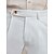 ieftine Pantaloni de elită pentru bărbați-Bărbați Pantaloni de in Pantaloni Pantaloni de vară Buzunar frontal Picior drept Simplu Confort Respirabil Casual Zilnic Concediu Modă De Bază Alb