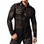 economico Cime-Retrò Vintage Disco Blusa / Camicia Disco Pizzo Costume Per uomo Mascherata Serata fuori e occasione speciale Casual Quotidiano Parata dell&#039;Orgoglio Adulti Camicia