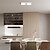 billige Taklamper med dimming-led taklys trinnløs dimming 28/36,5cm 2-lys moderne moderne innfelt taklampe aluminium 20w kvadrat flat moderne taklampe for soverom kjøkken vaskerom 110-240v kun dimmes med fjernkontroll