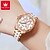 economico Orologi al quarzo-OLEVS 5610 Regalo per la Festa della Mamma per Orologi da Donna Elegante Moda Orologio con Cinturino in Ceramica Strass Impermeabile Luminoso Orologio Automatico