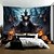 preiswerte Halloween-Wandteppiche-Halloween Dekorationen hängende Tapisserie Skelett Weihnachten Schneemann Wandkunst große Tapisserie Wandbild Dekor Fotografie Hintergrund Decke Vorhang Haus Schlafzimmer Wohnzimmer Dekoration