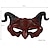 abordables Masques-Masque de Diable Halloween Accessoires Halloween Adultes Hommes Femmes Unisexe Costume Horrible Effrayant Halloween Carnaval Costume Facile pour la Nuit de Walpurgis