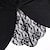 preiswerte Oberteile-Punk &amp; Gothic Kleid Spitze Einfarbig Damen Halloween Karneval Party / Abend Erwachsene Kleid