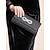 cheap Clutches &amp; Evening Bags-Women&#039;s Elegant Black Evening Clutch with Rhinestone Bow and Chain Strap, Perfect for Weddings and Special Events