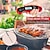 voordelige Keukenapparatuur-digitale vleesthermometer direct afleesbaar waterdichte voedselthermometer bbq-thermometer met achtergrondverlichting magneetkalibratiethermometer voor koken in de keuken