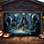 levne Halloween kryt na garážová vrata-halloween dveře dekorace venkovní halloween kryt garážových vrat kostry banner velký gobelín dekorace pozadí na dovolenou venkovní garážová vrata domácí nástěnné dekorace
