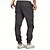 economico Pantaloni cargo-Per uomo Pantaloni cargo Pantaloni A cordoncino Vita elastica Multi tasca Liscio Indossabile Esterno Giornaliero Campeggio e hiking Di tendenza Classico Nero Giallo
