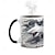 voordelige Mokken &amp; Bekers-warmte veranderende mok, haai warmte veranderende 3D illusie keramische cadeau koffiemok, 11 oz warmtegevoelige kleur veranderende koffiemok beker, schattige kerstcadeau mok voor haaienliefhebber