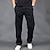 preiswerte Cargohosen-Herren Cargohose Cargohosen Taktische Hose Hose Hosen Wanderhose Knopf Elastische Taille Multi Pocket Glatt Schnelltrocknend tragbar Outdoor Täglich Campen und Wandern Modisch Klassisch Schwarz
