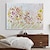 abordables Pinturas florales/botánicas-100% hecho a mano 3d pintura de flores blancas sobre lienzo pintura al óleo pintada a mano pintura abstracta en lienzo pintura de flores hecha a mano imagen artística de pared para decoración de sala