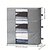 cheap Storage &amp; Organization-1/2/3pcs Foldable Storage Bag Set with Handles &amp; Lids - Versatile Organizer for Clothes Bedroom Kitchen Bathroom Supplies - Durable Non-Woven Fabric TSA Approved - Gray