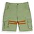 tanie Wakacje-Męskie Spodenki cargo Szorty Szorty na co dzień Kieszeń na zamek Multi Pocket Prosta noga Równina Komfort Do kolan Codzienny Święto Moda Moda miejska Czarny Zielony Średnio elastyczny