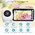 economico Baby monitor-Baby Monitor 1 mp Pixel effettivi IR telecamera 330 ° Angolo di campo 5 m Portata luce notturna