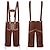 cheap Lederhosen-Oktoberfest Lederhosen Shirt Alpine Hat Bavarian Bavarian German Munich Wiesn Men&#039;s Traditional Style Cloth Blouse Shorts Hat