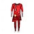 cheap Movie &amp; TV Theme Costumes-Descendants The Rise of Red Kids Red Queen of Hearts Costume Jumpsuit Girls&#039; Movie Cosplay Cosplay Costume Children&#039;s Day New Year Masquerade Performance