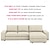 cheap IKEA Covers-KIVIK 3 Seater 4 Seater Sofa Cover L Shaped with Armrests Solid Color Quilted Polyester Slipcovers