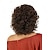 voordelige Pruiken van filmkarakters-Cosplaypruiken Bruin Gekruld Synthetisch haar Kort Pruiken Dames Pruiken Voor feest