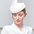 billige Festhatter-hatter 100% ull beret lue bryllup kveld fest elegant bryllup med faux perle cap hodeplagg hodeplagg