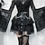 voordelige Bodems-Gotisch Steampunk Rok Gemaskerd Bal Gothic meisje Kostuum Dames Maskerade Feest Volwassenen Rok