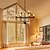 cheap Candle-Style Design-LED Pendant Light 6/9/12-Light Industrial Vintage Large Round Rustic Candle Chandelier for Living Room Bedroom 110-240V