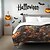 billige Halloween soveværelse-halloween tæppe ultra blødt og varmt dekorativt plaid perfekt til at forbedre festlig atmosfære i dit hjem